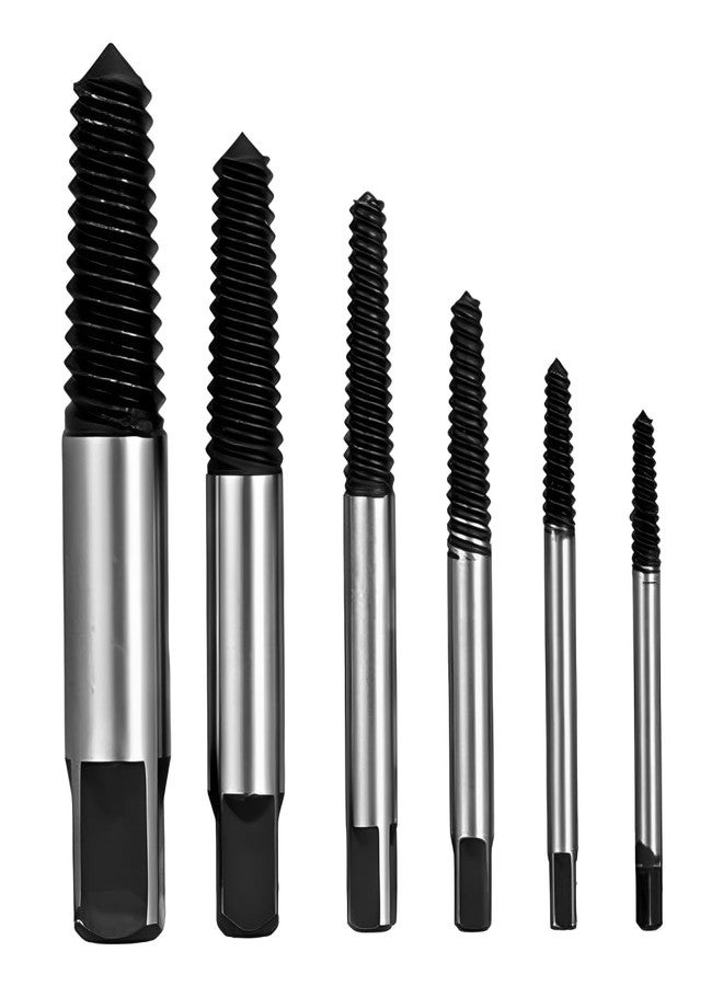 ZIODIC Damaged Screw Extractor Remover Tools Kit, Set of 6 Pcs, for Stripped Screw and Broken Bolt Removers, Screwdriver Bit Set (6 Pcs) - Image 2
